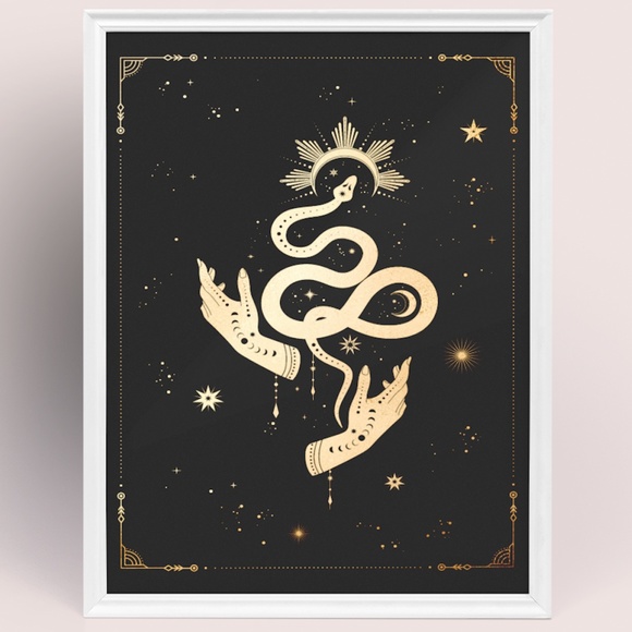 Wall Art Esoteric Celestial Mystic Print Poster Unframed - Picture 2 of 5